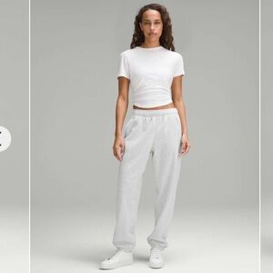 LULULEMON-Scuba Mid-Rise Oversized Jogger, size medium